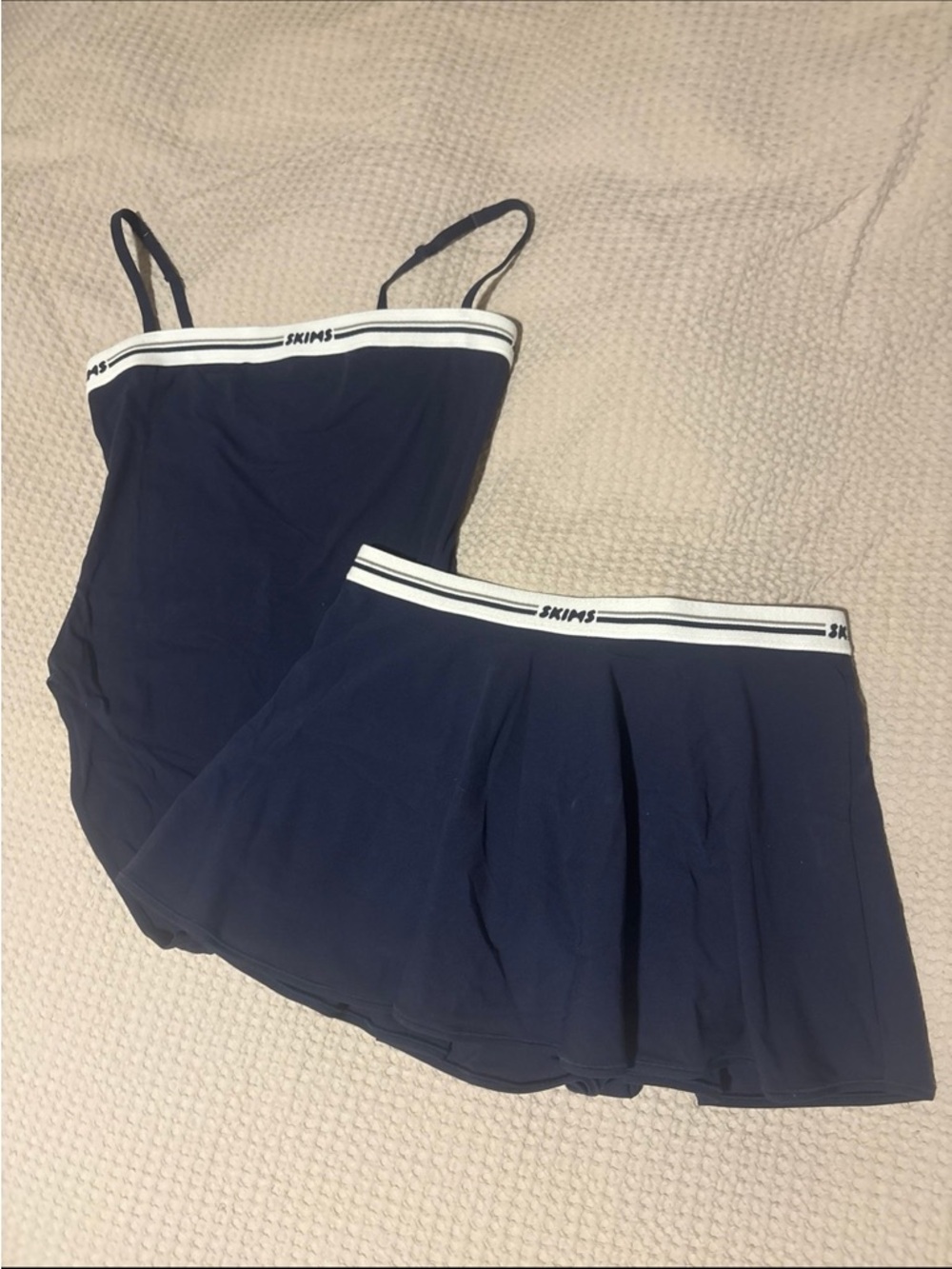 SKIMS Fits Everybody Logo Bodysuit and Skort